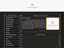 Tablet Screenshot of khan-enterprises.com